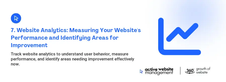 7. Website Analytics: Measuring Your Website's Performance and Identifying Areas for Improvement