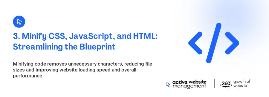 3. Minify CSS, JavaScript, and HTML: Streamlining the Blueprint