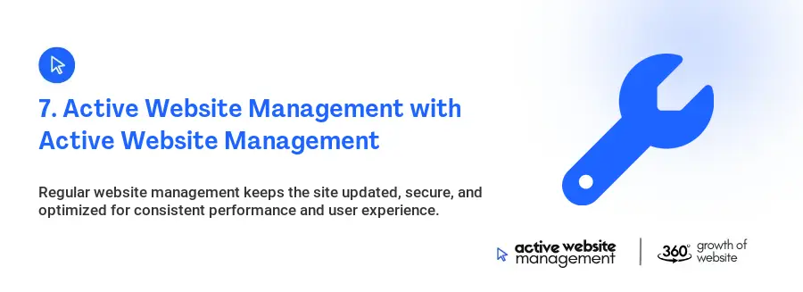 7. Active Website Management with Active Website Management