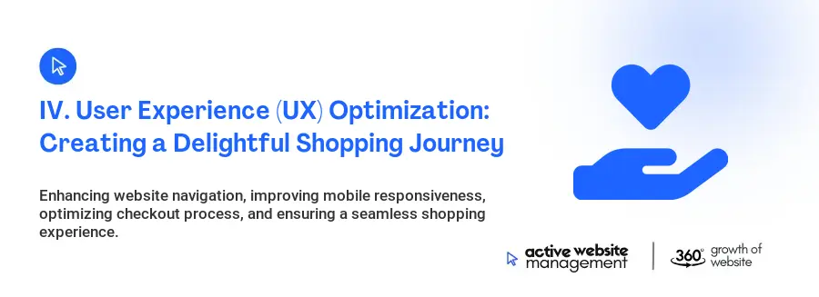 IV. User Experience (UX) Optimization: Creating a Delightful Shopping Journey