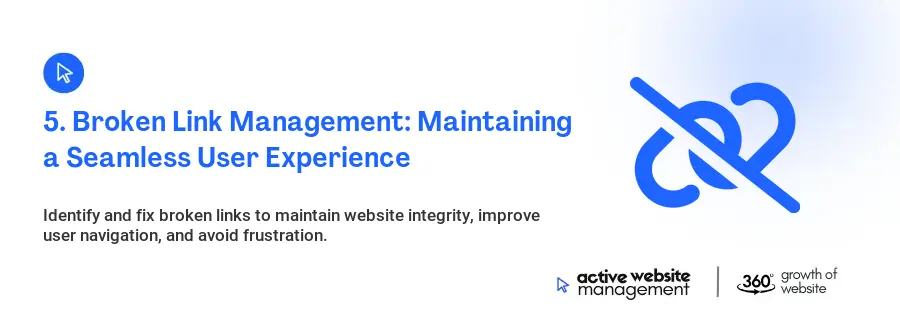 5. Broken Link Management: Maintaining a Seamless User Experience 5. Broken Link Management: Maintaining a Seamless User Experience