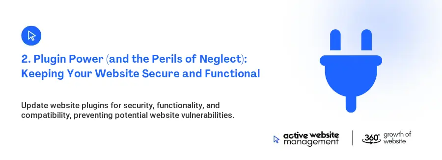 2. Plugin Power (and the Perils of Neglect): Keeping Your Website Secure and Functional