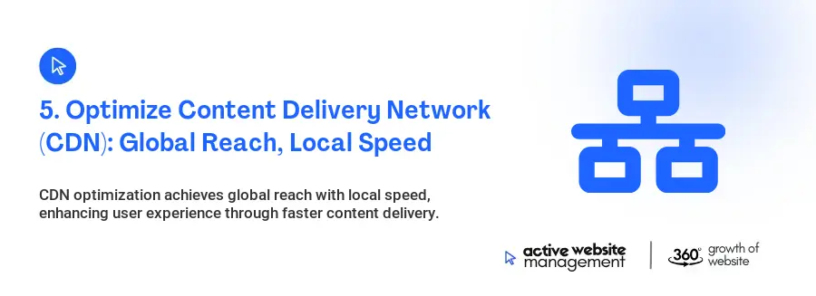 5. Optimize Content Delivery Network (CDN): Global Reach, Local Speed