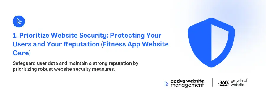 1. Prioritize Website Security: Protecting Your Users and Your Reputation (Fitness App Website Care)