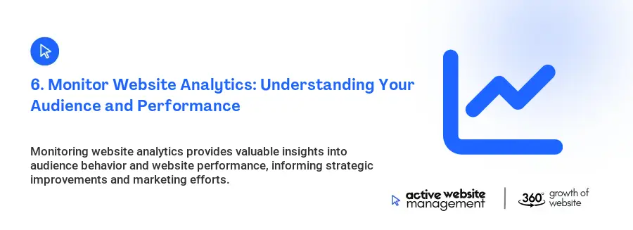 6. Monitor Website Analytics: Understanding Your Audience and Performance