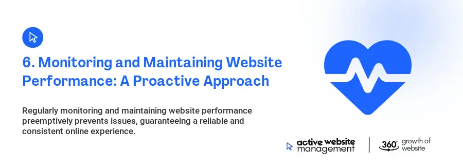 6. Monitoring and Maintaining Website Performance: A Proactive Approach
