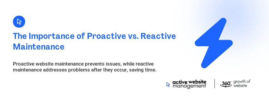 The Importance of Proactive vs. Reactive Maintenance
