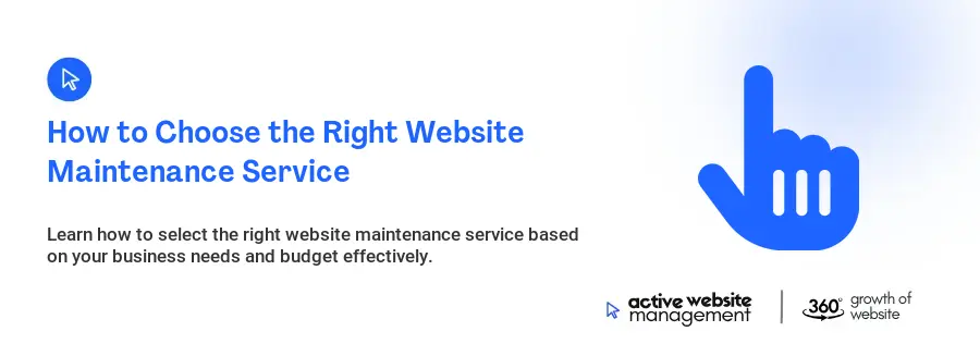 How to Choose the Right Website Maintenance Service How to Choose the Right Website Maintenance Service