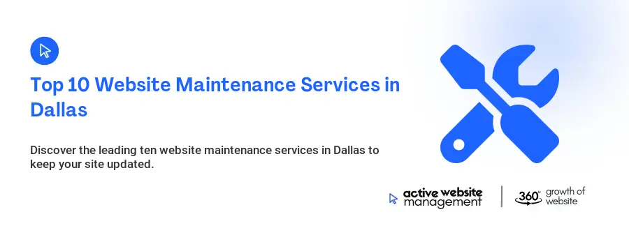 Top 10 Website Maintenance Services in Dallas