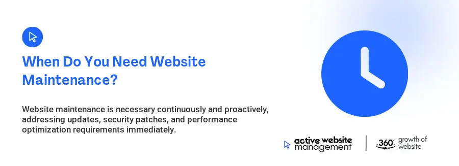 When Do You Need Website Maintenance?