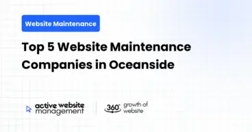 Top 5 Website Maintenance Companies in Oceanside