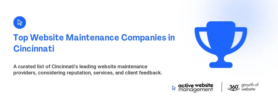 Top Website Maintenance Companies in Cincinnati