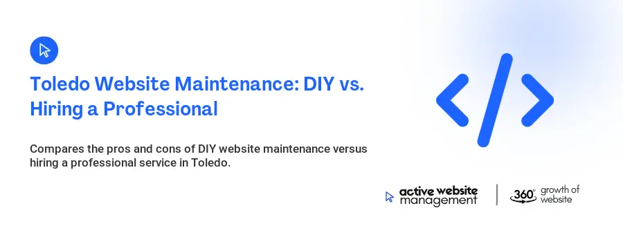 Toledo Website Maintenance: DIY vs. Hiring a Professional