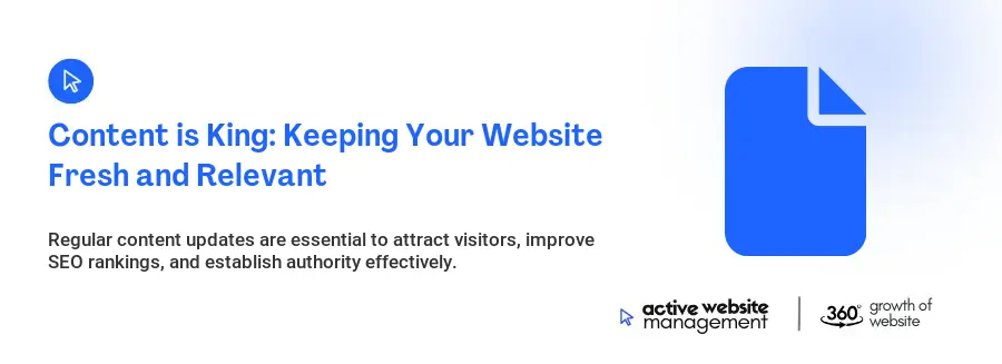 Content is King: Keeping Your Website Fresh and Relevant