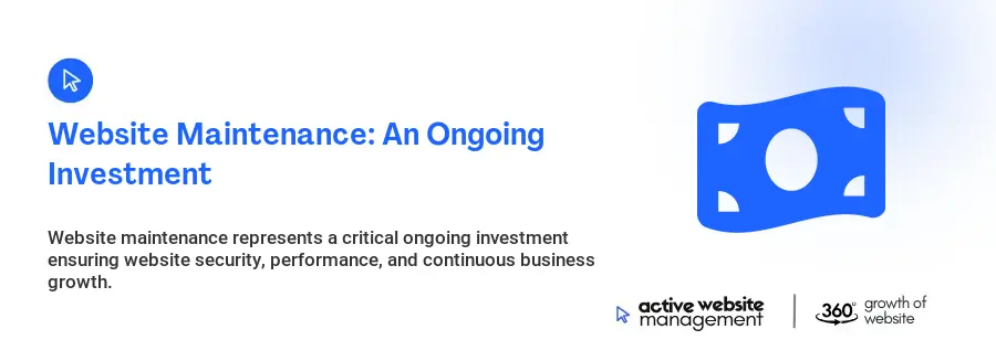Website Maintenance: An Ongoing Investment