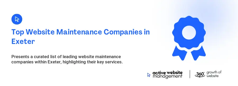 Top Website Maintenance Companies in Exeter