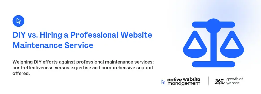DIY vs. Hiring a Professional Website Maintenance Service