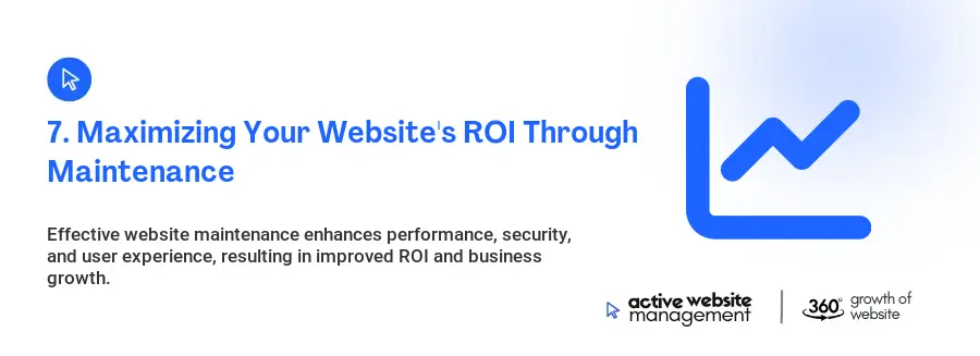 7. Maximizing Your Website's ROI Through Maintenance