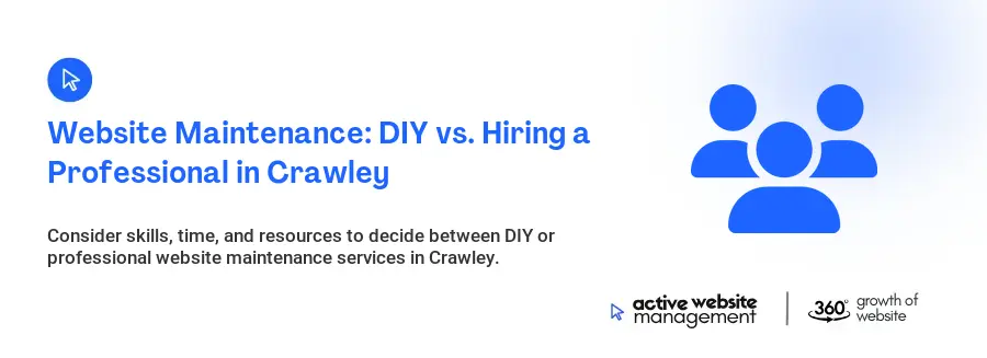 Website Maintenance: DIY vs. Hiring a Professional in Crawley