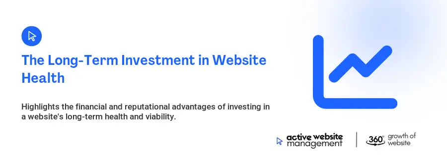 The Long-Term Investment in Website Health The Long-Term Investment in Website Health