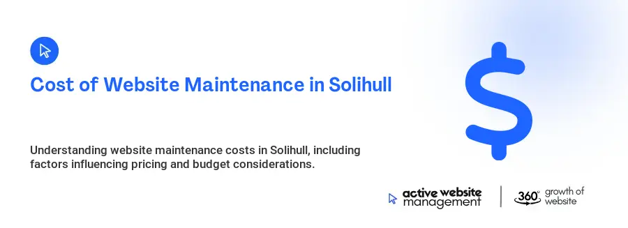 Cost of Website Maintenance in Solihull