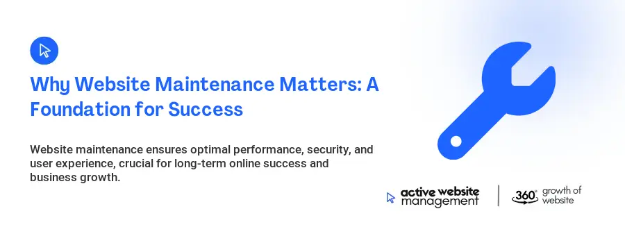Why Website Maintenance Matters: A Foundation for Success