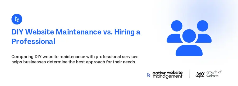 DIY Website Maintenance vs. Hiring a Professional