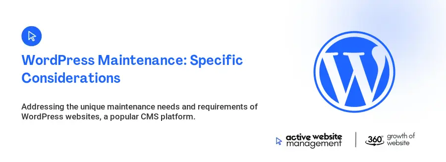 WordPress Maintenance: Specific Considerations