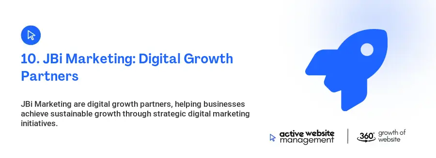 10. JBi Marketing: Digital Growth Partners