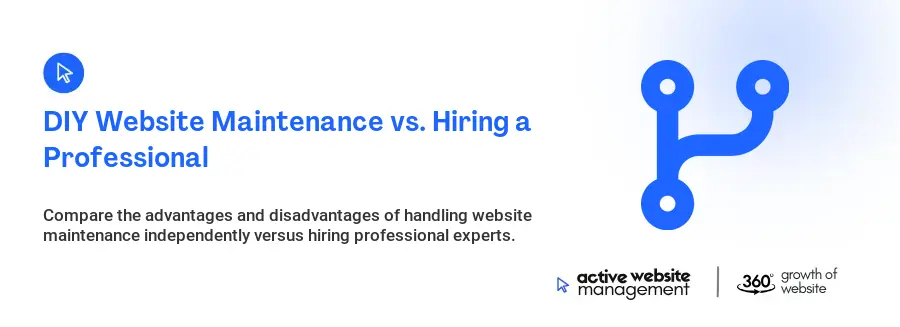 DIY Website Maintenance vs. Hiring a Professional