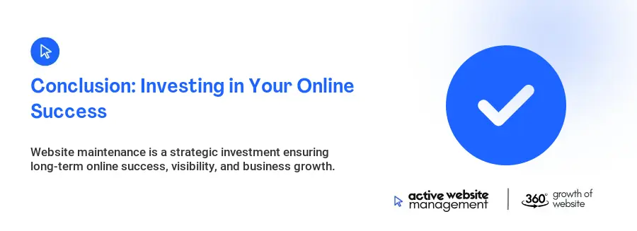 Conclusion: Investing in Your Online Success