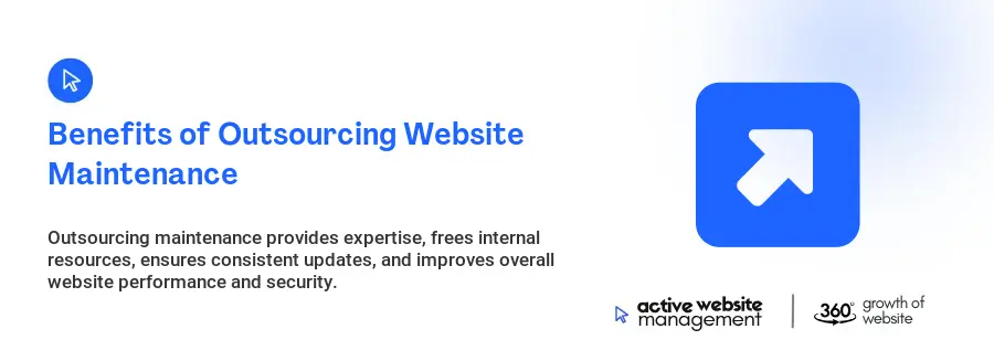 Benefits of Outsourcing Website Maintenance Benefits of Outsourcing Website Maintenance