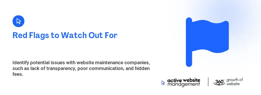 Red Flags to Watch Out For