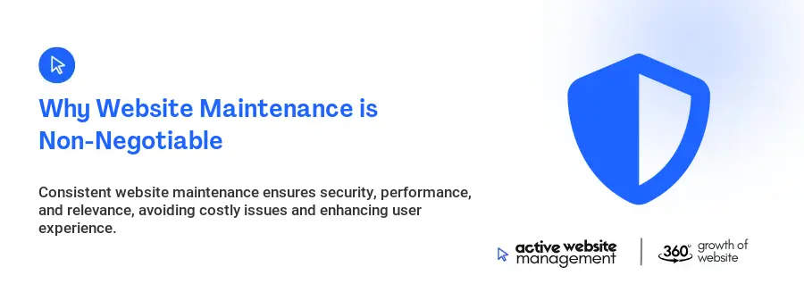 Why Website Maintenance is Non-Negotiable