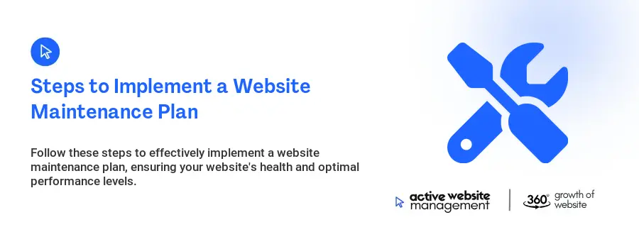 Steps to Implement a Website Maintenance Plan