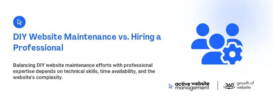 DIY Website Maintenance vs. Hiring a Professional