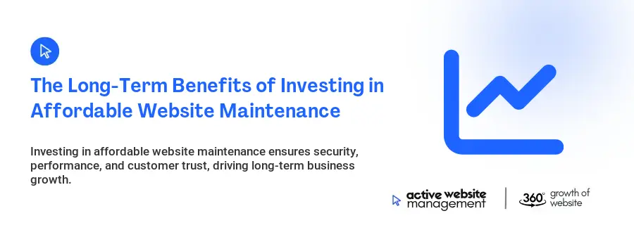 The Long-Term Benefits of Investing in Affordable Website Maintenance The Long-Term Benefits of Investing in Affordable Website Maintenance