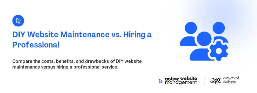 DIY Website Maintenance vs. Hiring a Professional