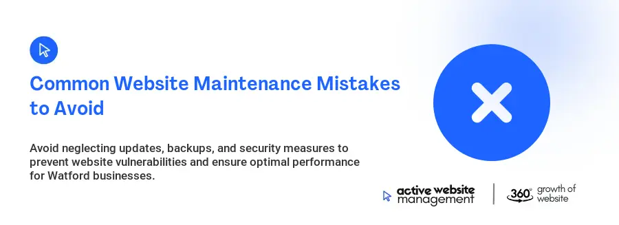 Common Website Maintenance Mistakes to Avoid
