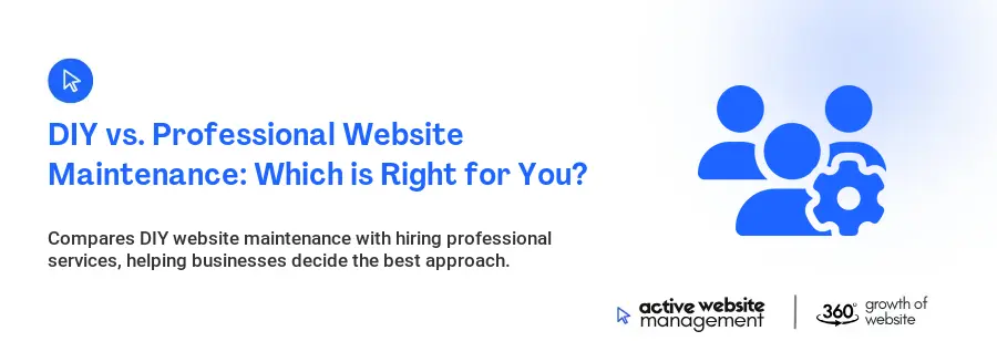 DIY vs. Professional Website Maintenance: Which is Right for You?