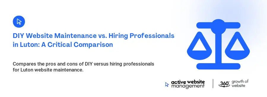 DIY Website Maintenance vs. Hiring Professionals in Luton: A Critical Comparison