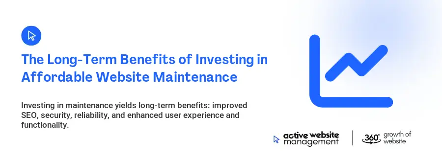 The Long-Term Benefits of Investing in Affordable Website Maintenance