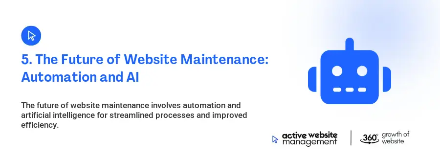 5. The Future of Website Maintenance: Automation and AI