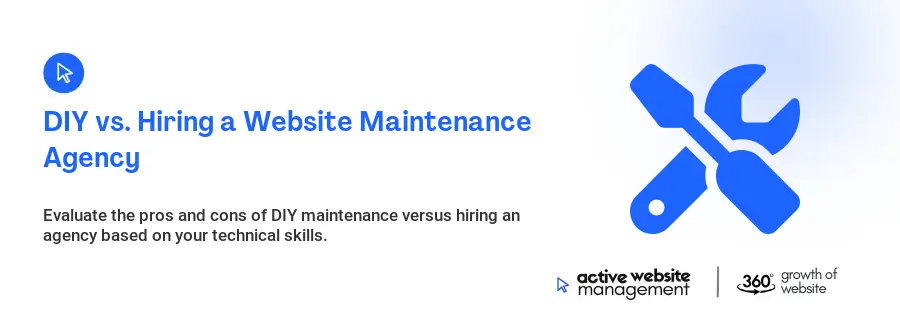 DIY vs. Hiring a Website Maintenance Agency