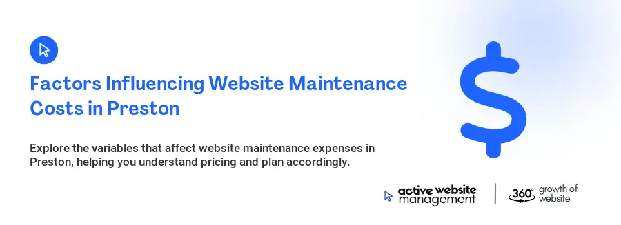 Factors Influencing Website Maintenance Costs in Preston