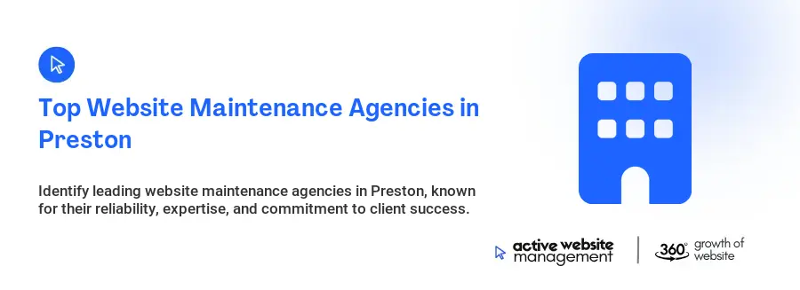 Top Website Maintenance Agencies in Preston
