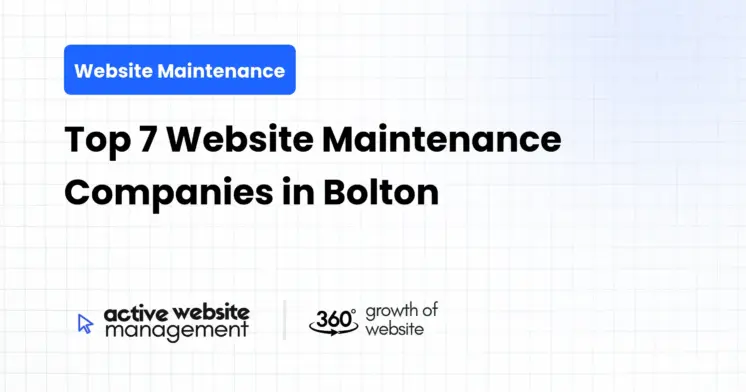 Top 7 Website Maintenance Companies in Bolton