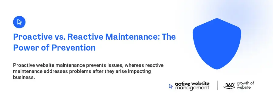 Proactive vs. Reactive Maintenance: The Power of Prevention