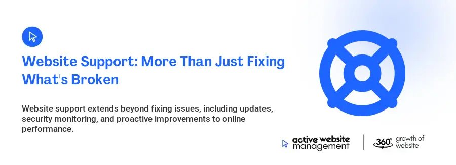 Website Support: More Than Just Fixing What's Broken