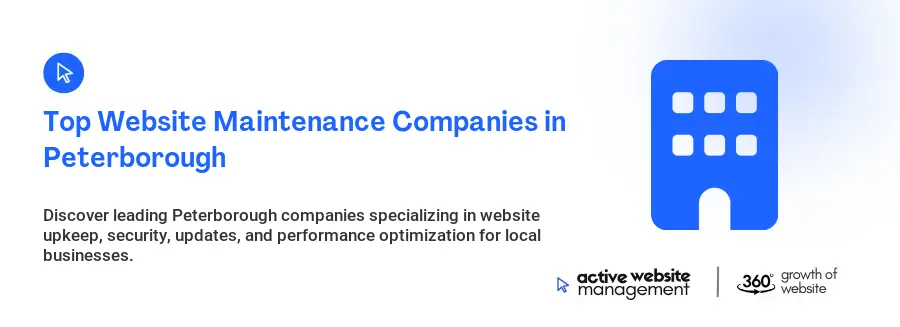 Top Website Maintenance Companies in Peterborough